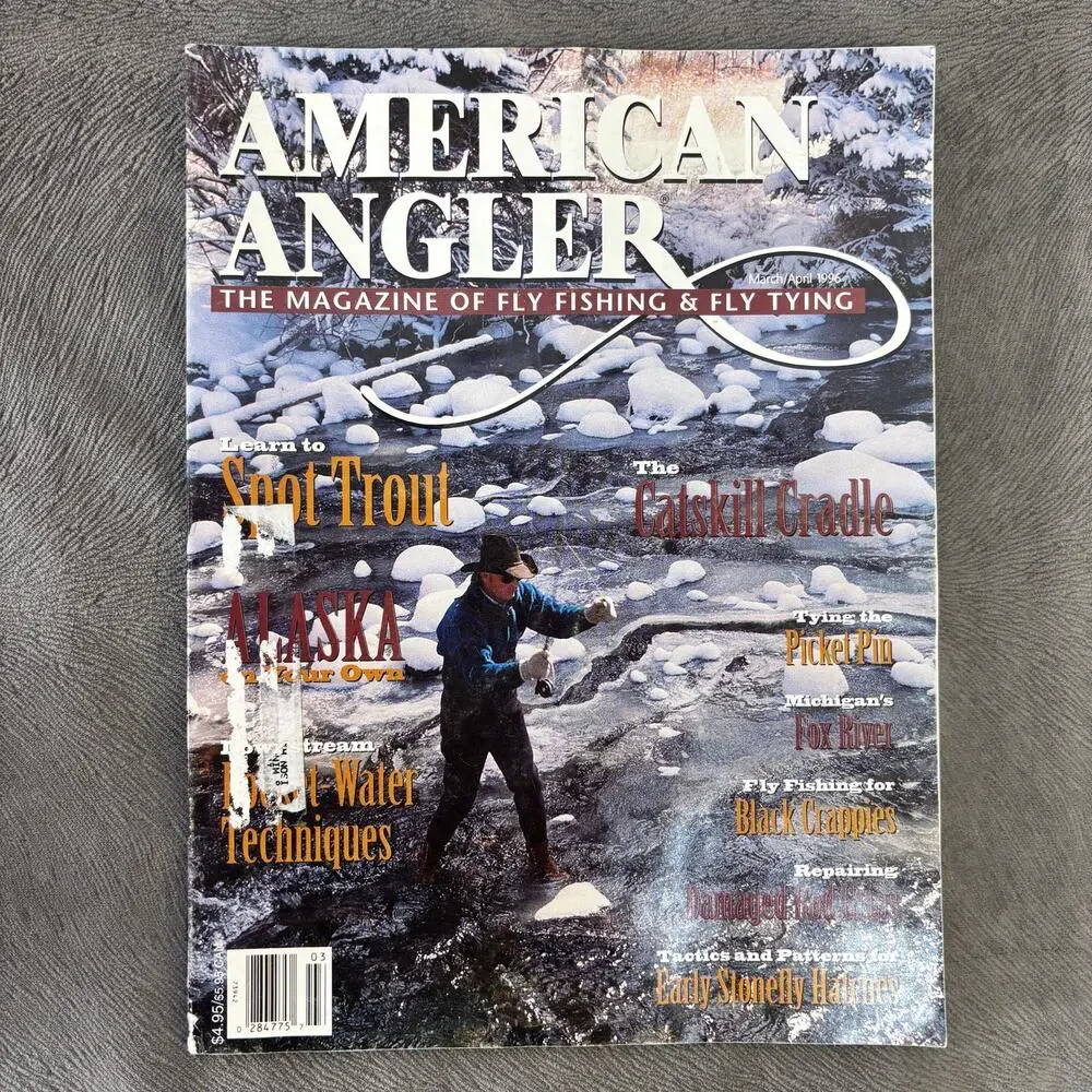 American Angler Magazine Lot of 4 Issues Vintage 1991-1996 Fly Fishing Fly Tying